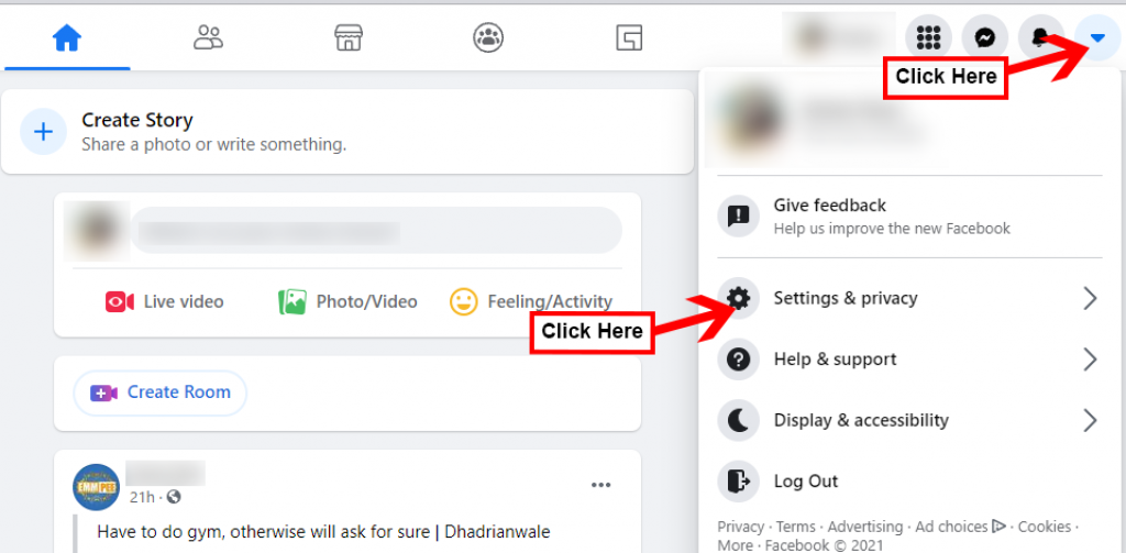 How to deactivate your facebook account 1
