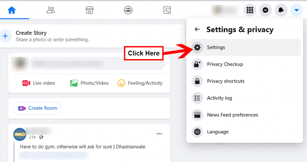 How to deactivate your facebook account from desktop 2