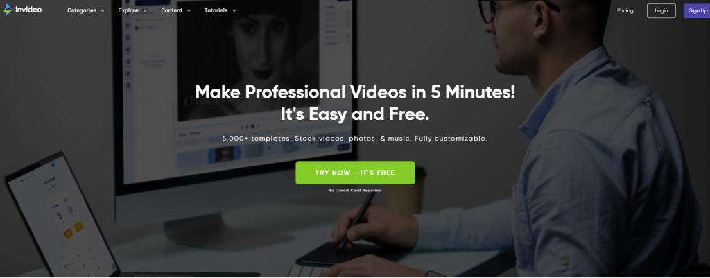 InVideo professional video editing software