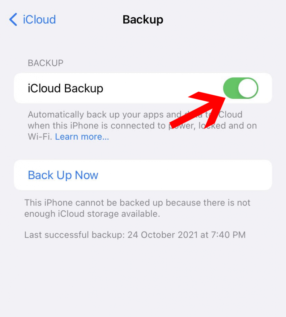 How to automatically backup iPhone