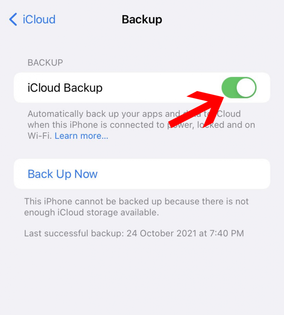 how to backup iphone to icloud on mac