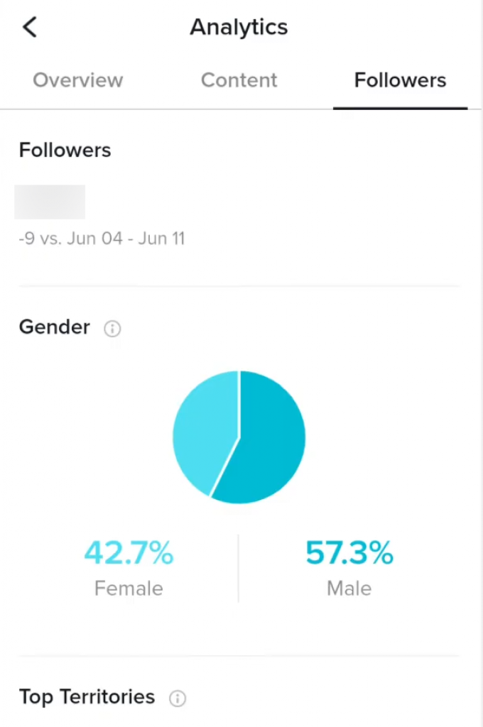 TikTok analytics followers