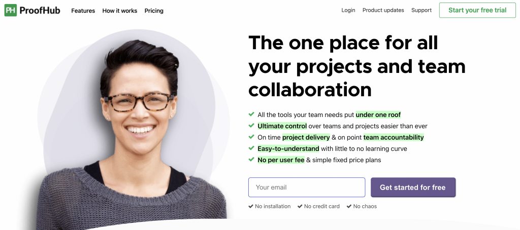 Proofhub project management software 