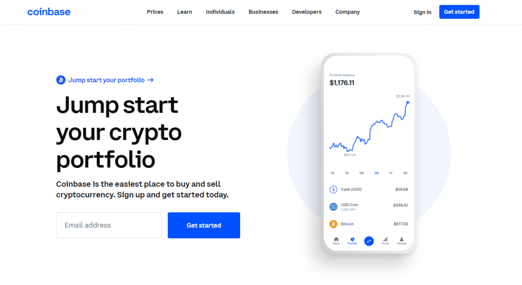 Coinbase - Best apps to buy cryptocurrencies