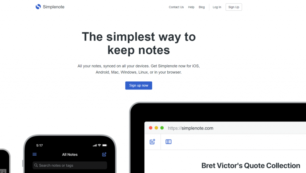Simplenote - best note taking apps
