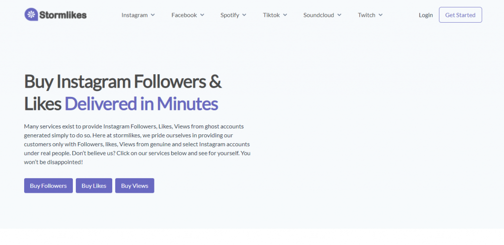 Stormlikes - best sites to buy TikTok likes