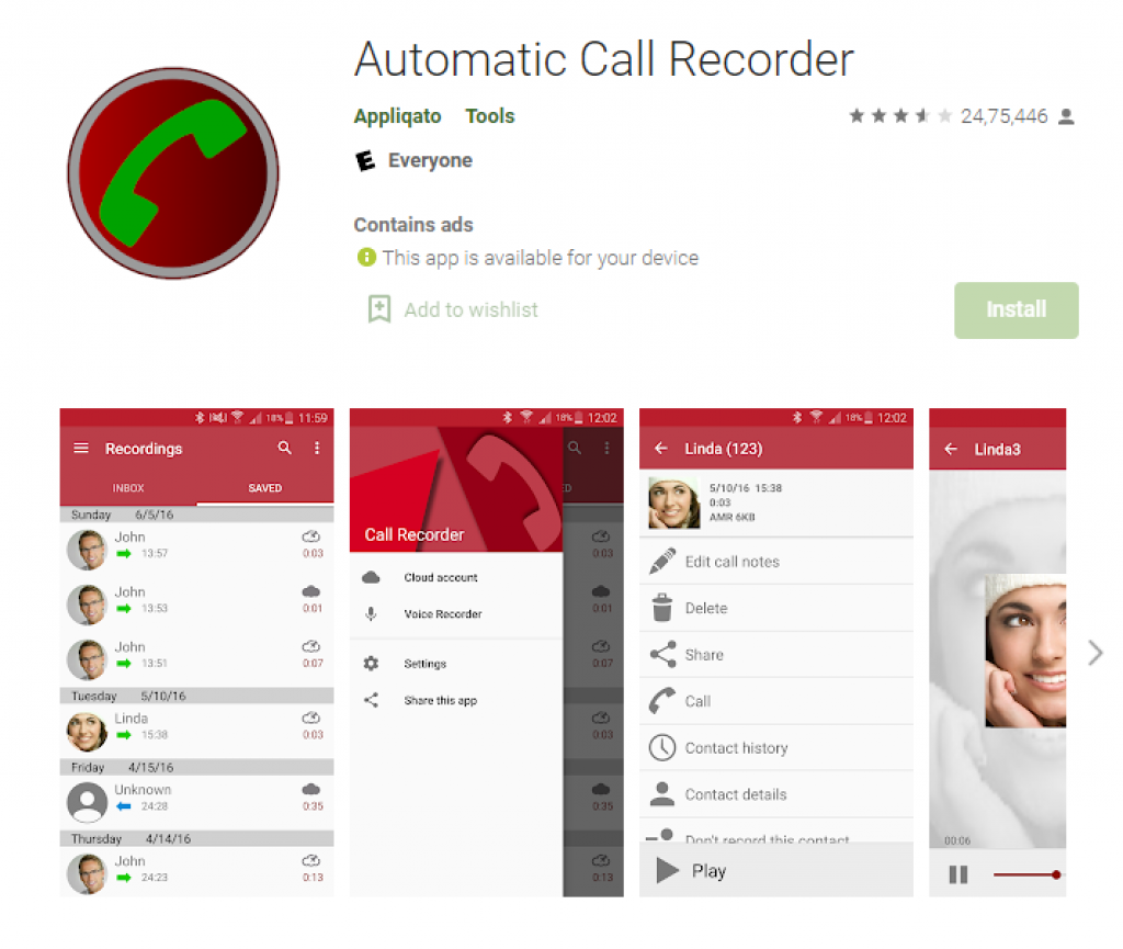 Automatic call recorder