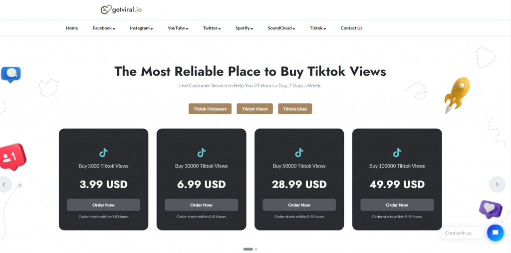 GetViral - best place to buy TikTok views