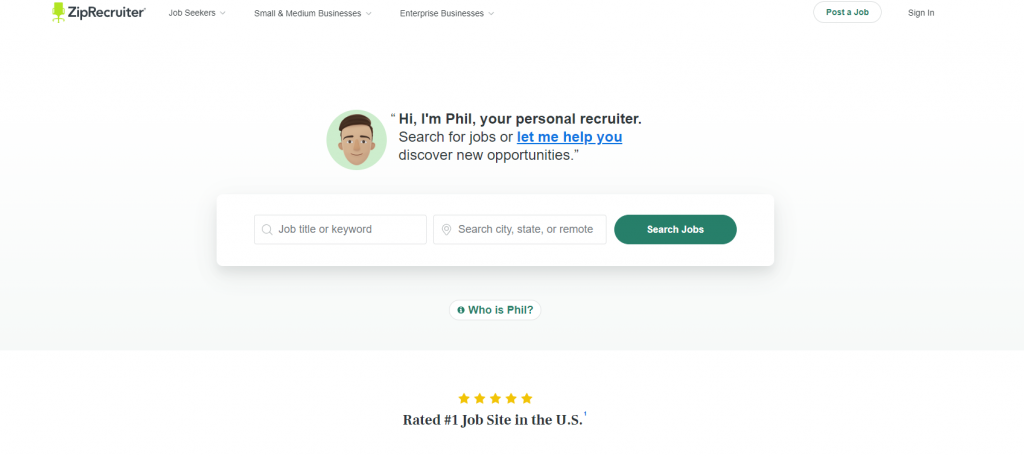 ZipRecruiter - job search websites