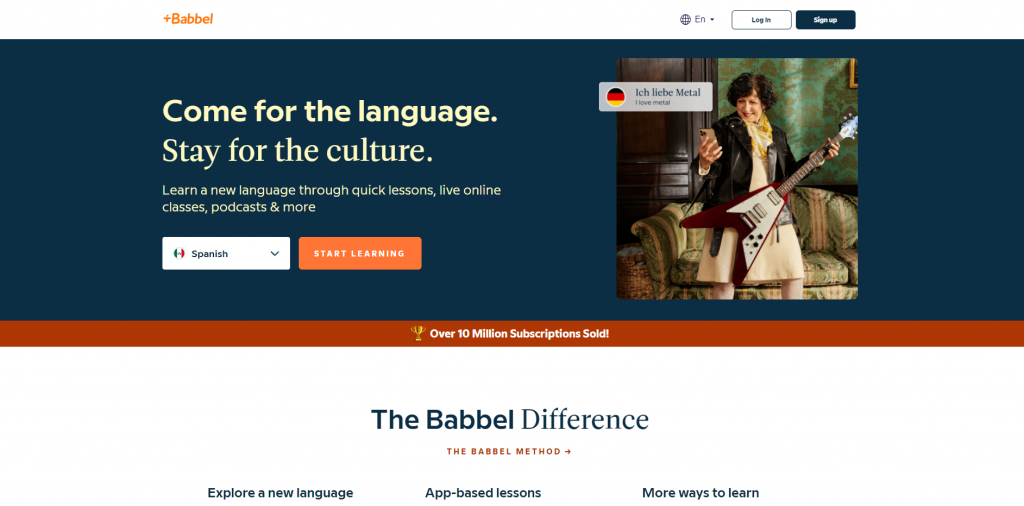 Babbel - one of the best apps to learn Spanish