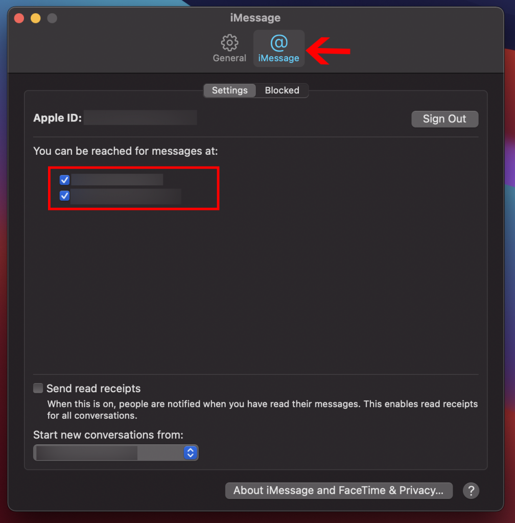How to unsync iMessages from mac