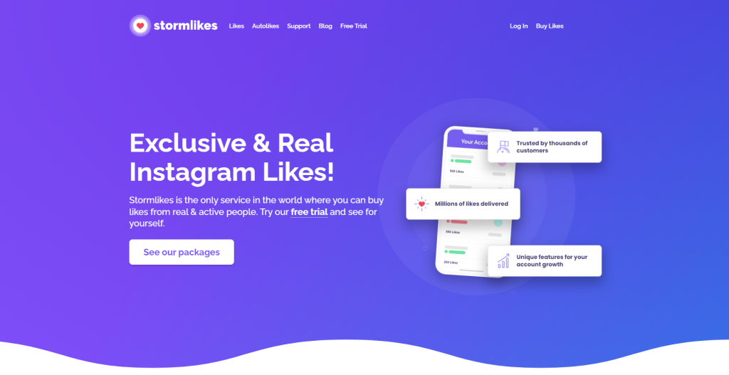 Stormlikes - best sites to buy Facebook followers