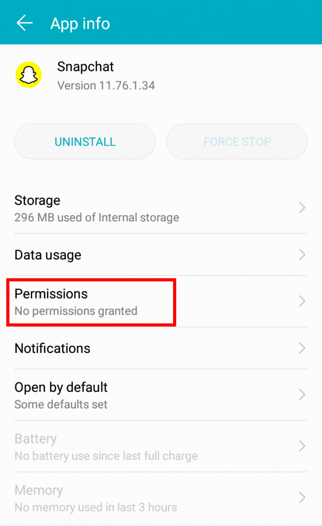 Android app permissions