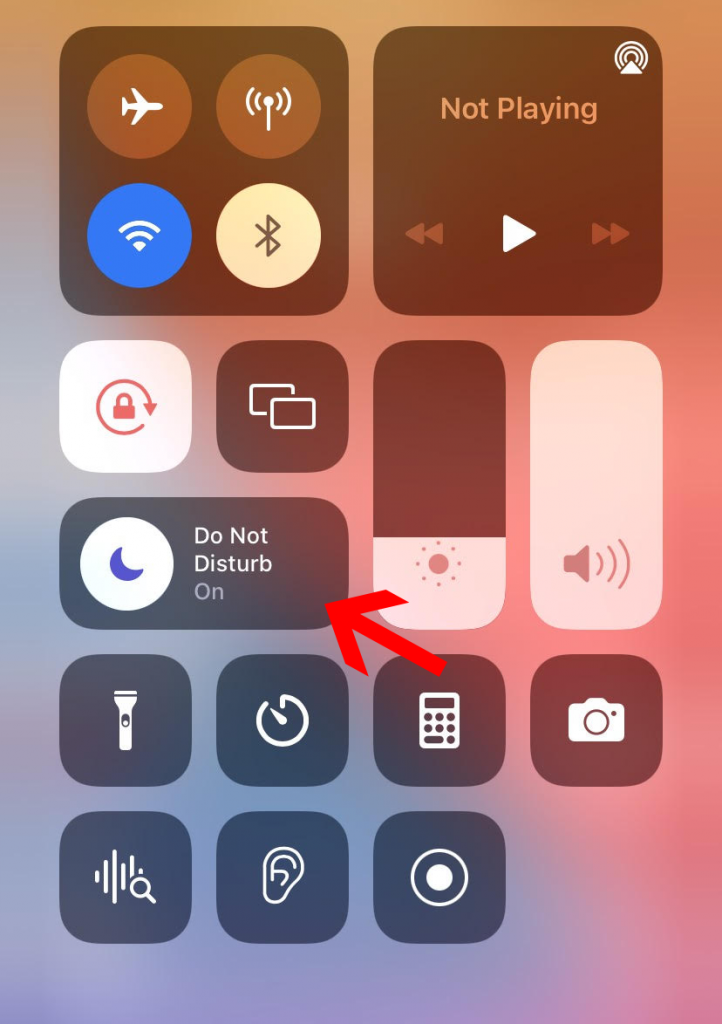 iPhone do not disturb