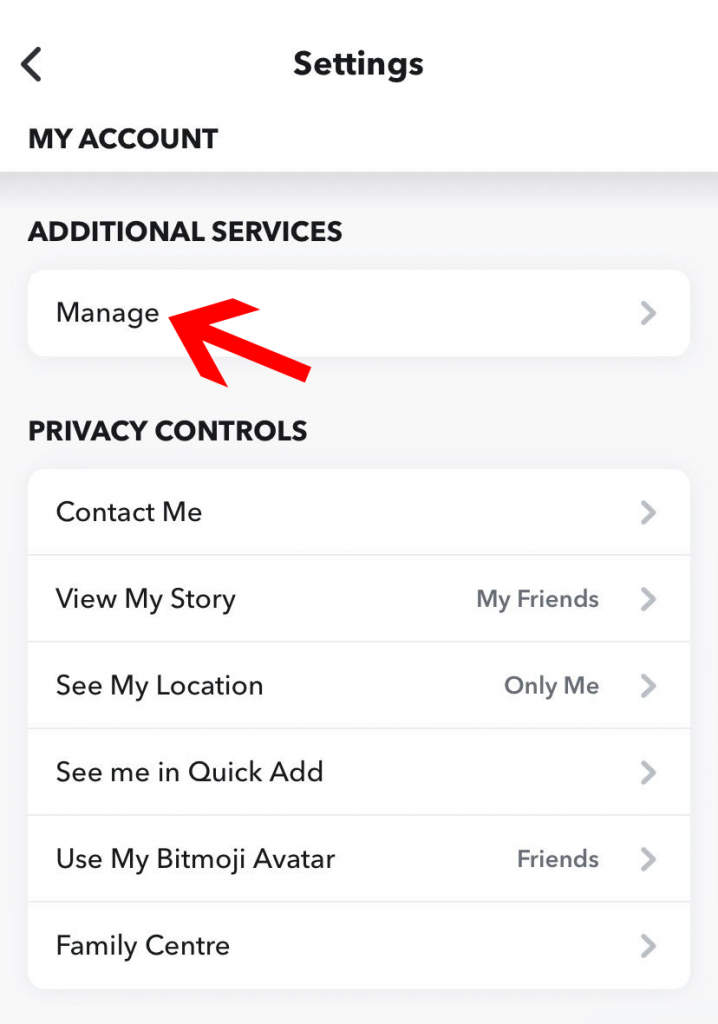 Snapchat additional services