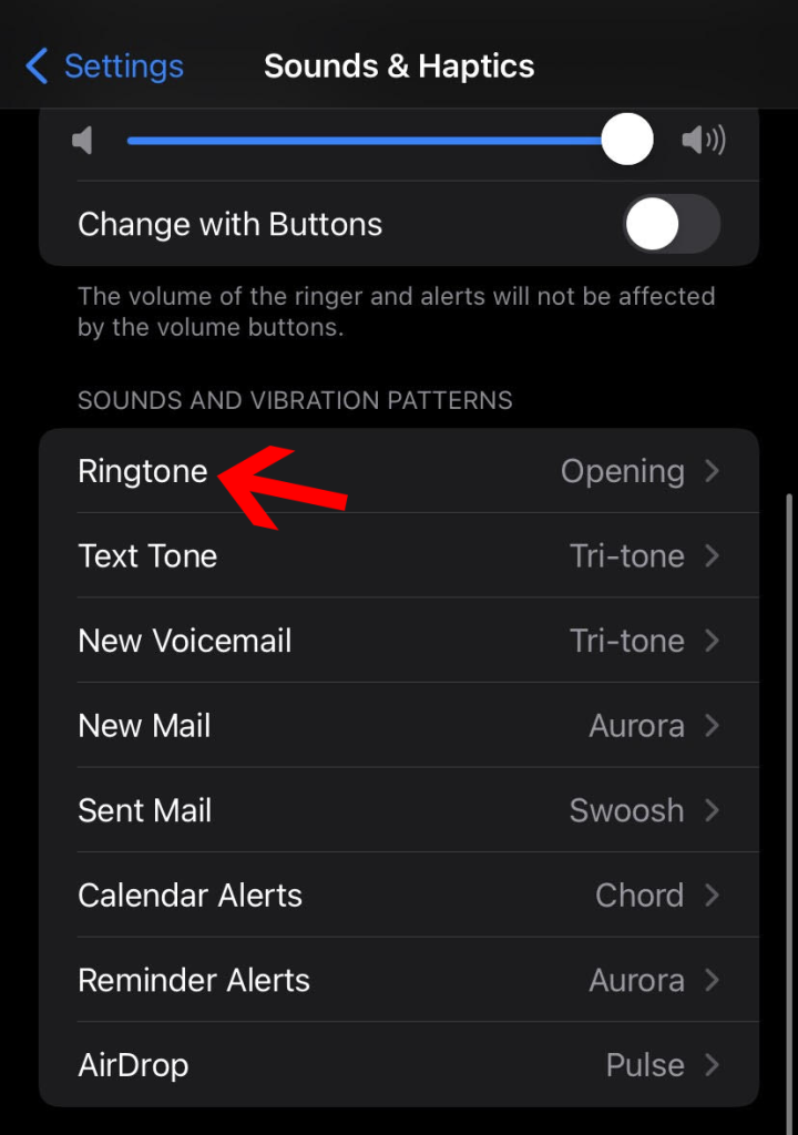 Turn Off the Ring Vibration on iPhone