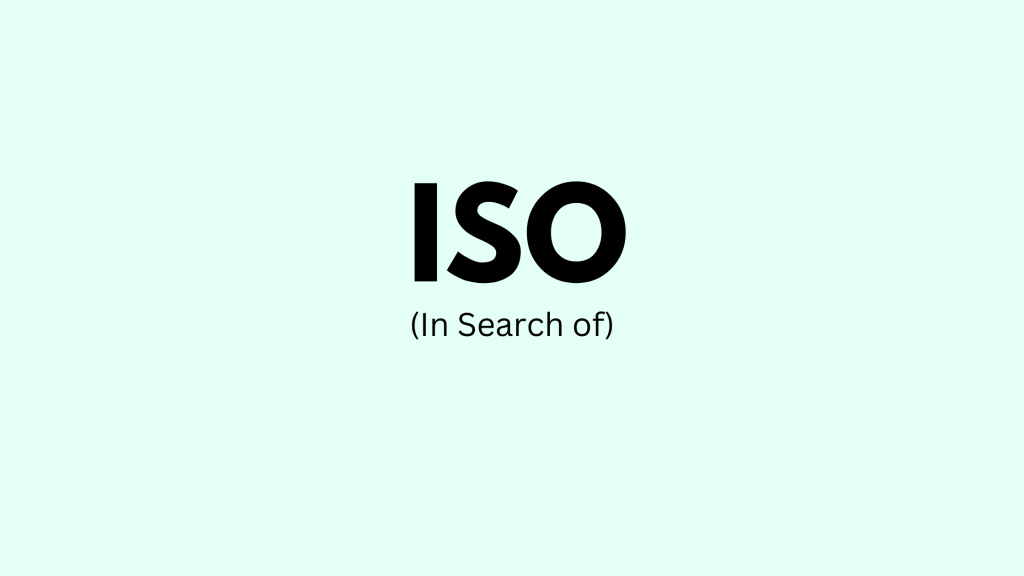 What Does ISO Mean on Facebook